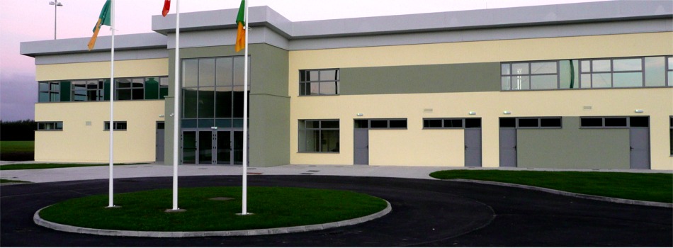 External decoration of John Mitchels New Sports Complex, Tralee, Co. Kerry -  completed by Total Paintworks Ltd, Ireland